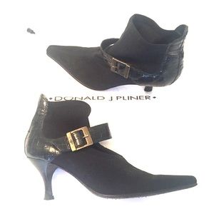 Donald J. Pliner Kitten Heel Bootie